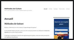 Desktop Screenshot of methode-de-guitare.com